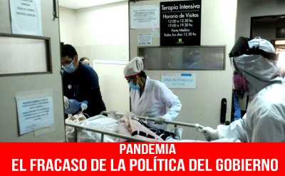 Pandemia. El fracaso de la política del gobierno