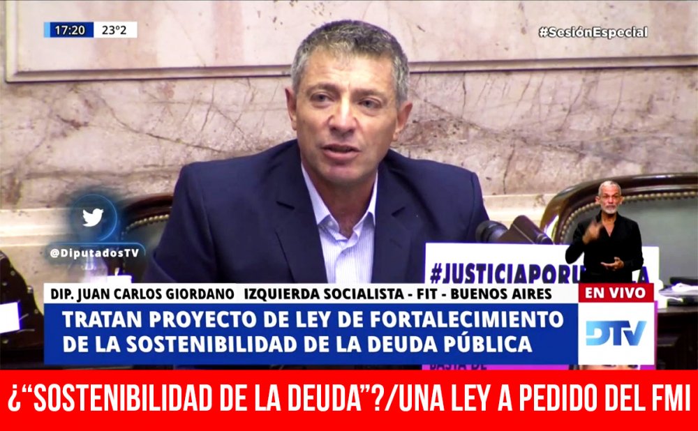 ¿“Sostenibilidad de la deuda”?/Una ley a pedido del FMI