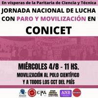 Diputada Mercedes Trimarchi acompañará protesta de científicos