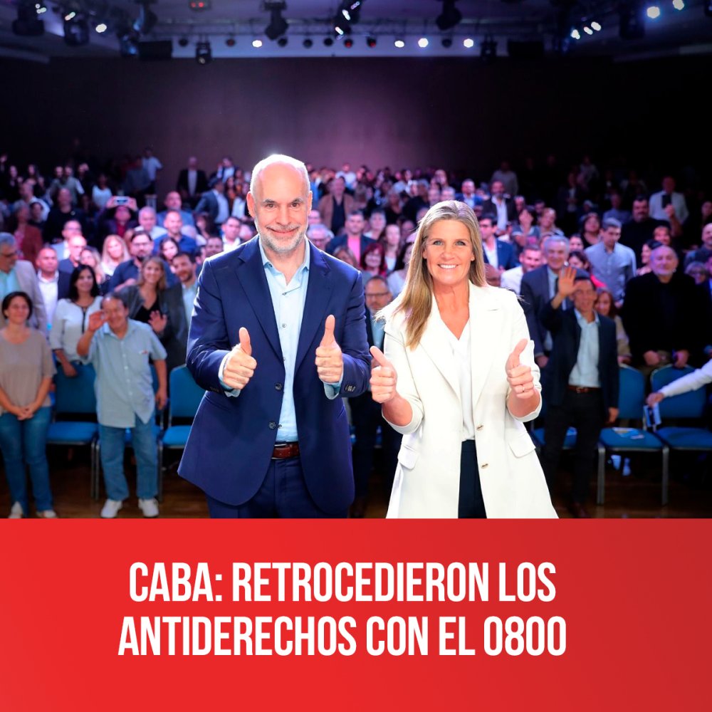 CABA: retrocedieron los antiderechos con el 0800