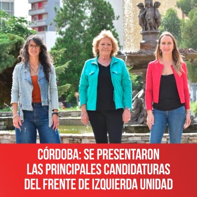 Córdoba: Se presentaron las principales candidaturas del Frente de Izquierda Unidad