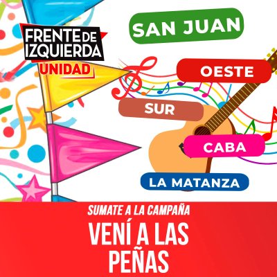 Sumate a la campaña / Vení a las peñas