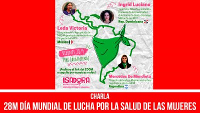 Charla: 28M Día Mundial de Lucha por la Salud de las Mujeres