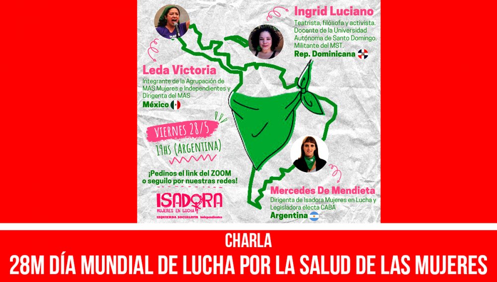 Charla: 28M Día Mundial de Lucha por la Salud de las Mujeres