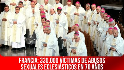 Francia: 330.000 víctimas de abusos sexuales eclesiásticos en 70 años