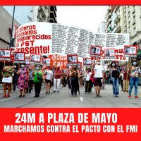 24M a Plaza de Mayo - Marchamos contra el pacto con el FMI