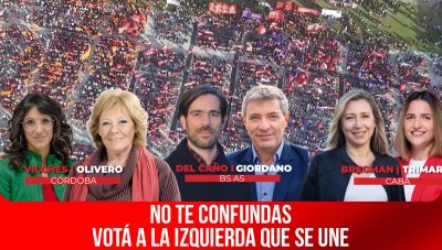 No te confundas: votá a la izquierda que se une
