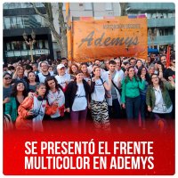 Se presentó el Frente Multicolor en Ademys