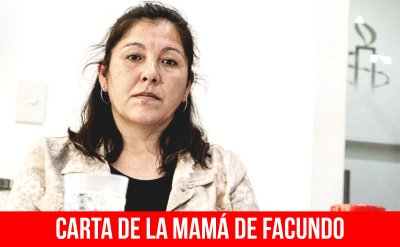 Carta de la mamá de Facundo
