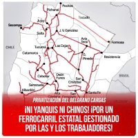 Privatización del Belgrano Cargas / ¡Ni yanquis ni chinos! ¡Por un ferrocarril estatal gestionado por las y los trabajadores!