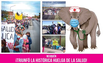Neuquén / ¡Triunfó la  histórica huelga de la salud!