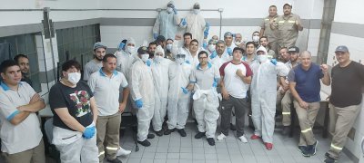 Ejemplar pelea de los ferroviarios del Sarmiento