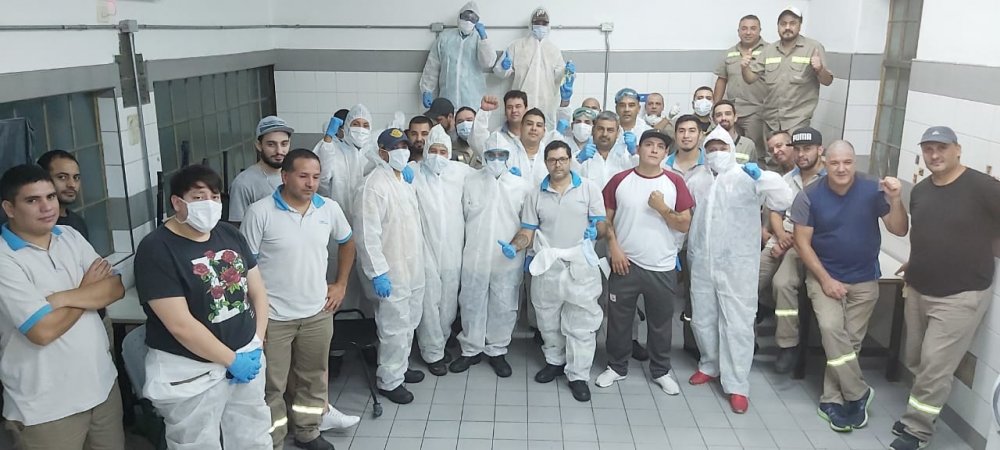 Ejemplar pelea de los ferroviarios del Sarmiento