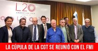 La cúpula de la CGT se reunió con el FMI