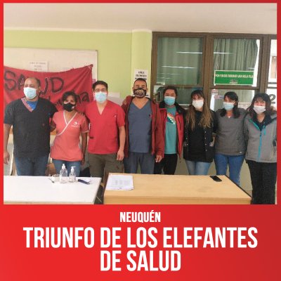 Neuquén / Triunfo de los elefantes de Salud
