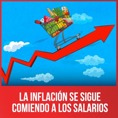 La inflación se sigue comiendo a los salarios