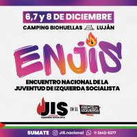 6, 7 y 8 de diciembre en Luján / Sumate al ENJIS