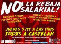 Paritaria ferroviaria: 7% es rebaja salarial