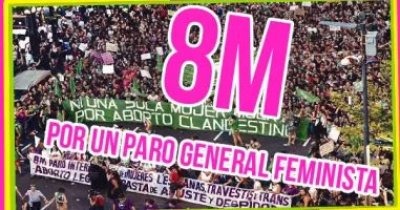 8M: Por un paro general feminista