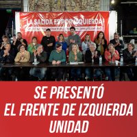 Se presentó el Frente de Izquierda Unidad