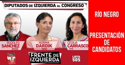 Río Negro: Presentación de candidatos