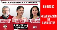 Río Negro: Presentación de candidatos