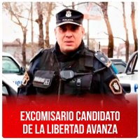 Excomisario candidato de La Libertad Avanza