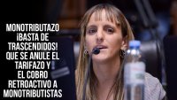 Monotributazo ¡Basta de trascendidos! Que se anule el tarifazo y el cobro retroactivo a Monotributistas.