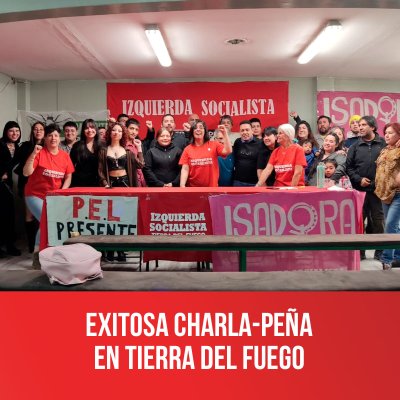 Exitosa charla-peña en Tierra del Fuego