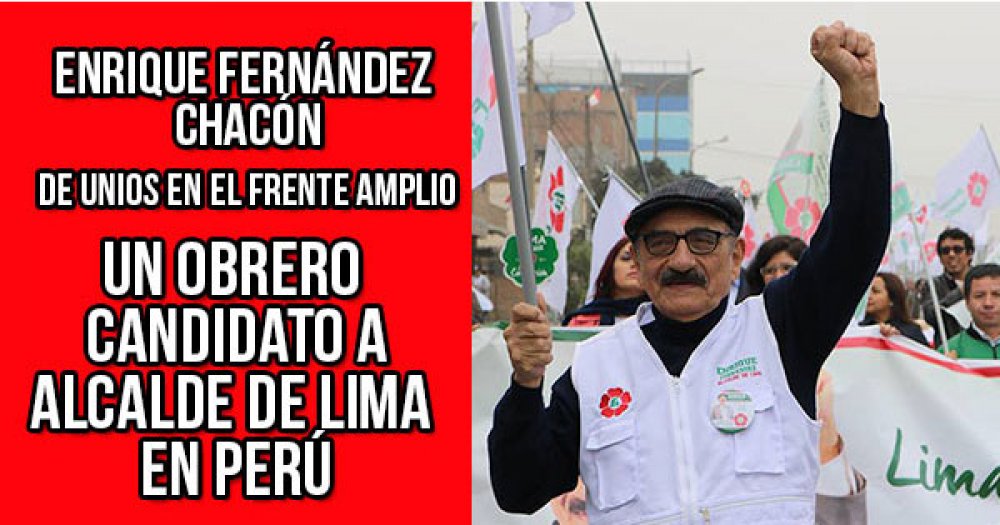 Enrique Fernández Chacón, de UNIOS en el Frente Amplio