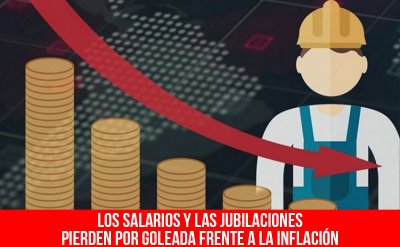 Los salarios y las jubilaciones pierden por goleada frente a la inflación