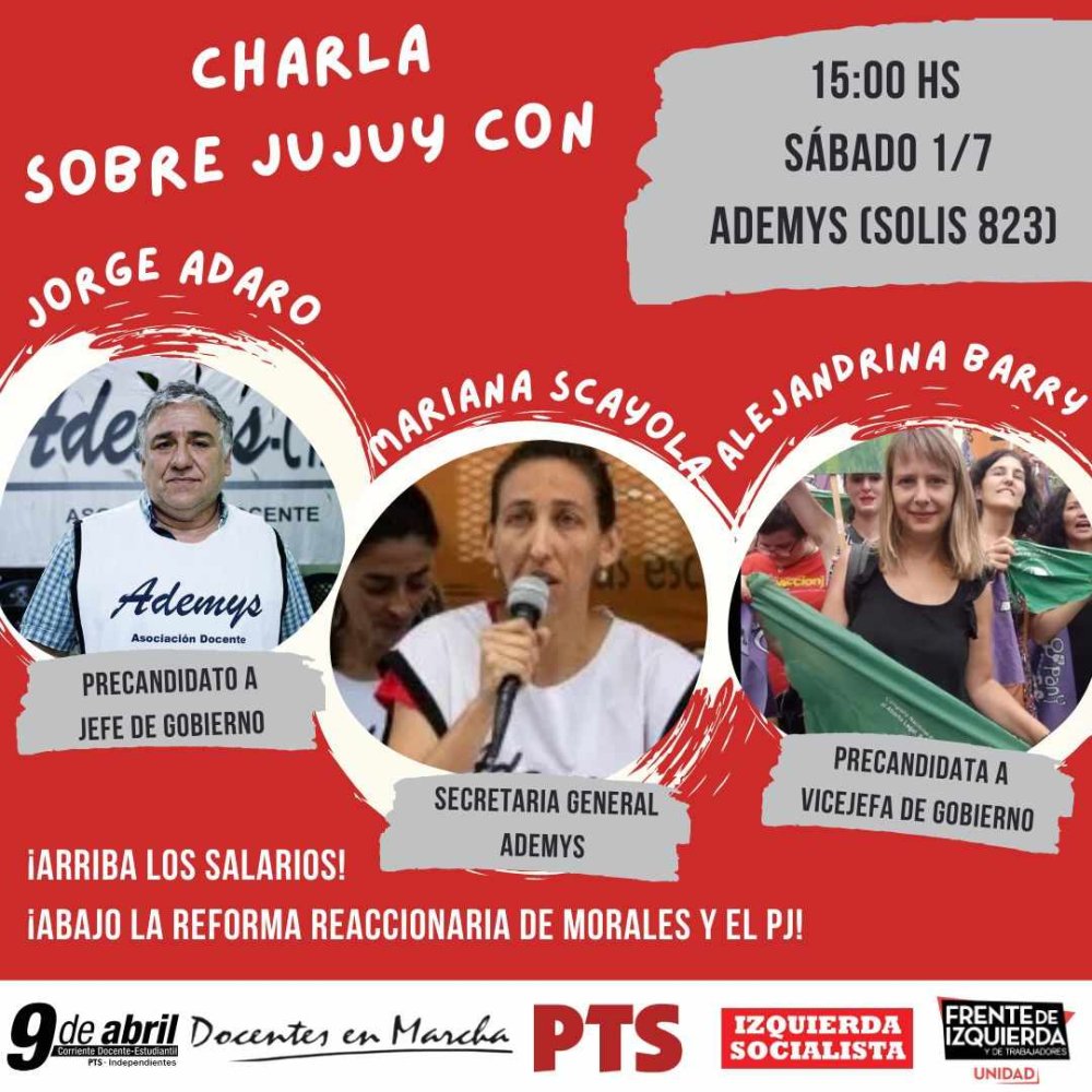 El FIT Unidad (PTS - Izquierda Socialista) presenta a sus candidatas y candidatos de CABA