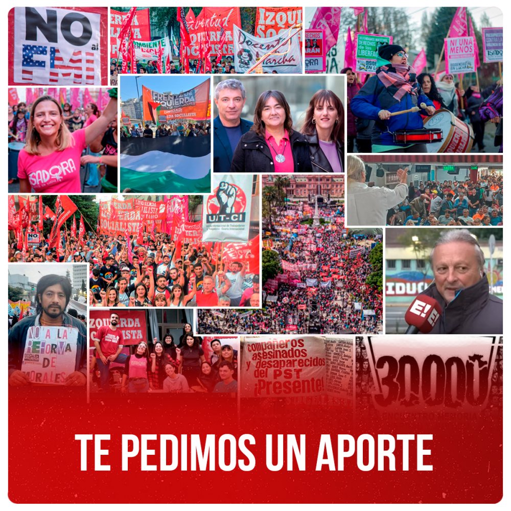 Te pedimos un aporte