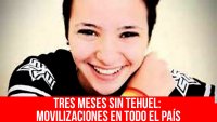 Tres meses sin Tehuel: movilizaciones en todo el país