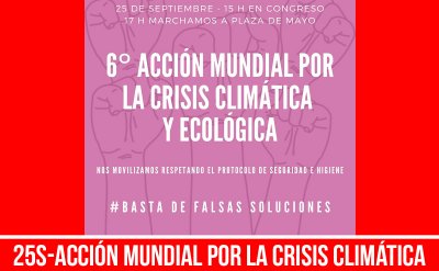 25S - Acción mundial por la crisis climática