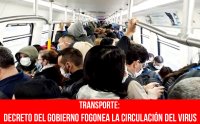 Transporte: decreto del gobierno fogonea la circulación del virus
