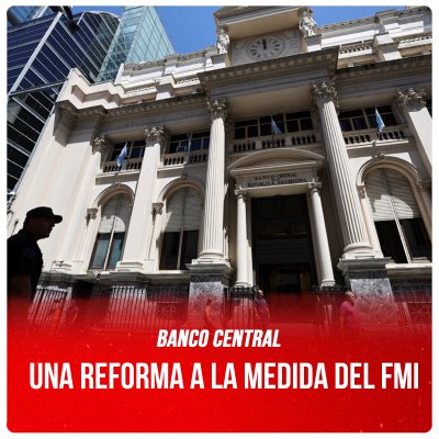Banco Central / Una reforma a la medida del FMI