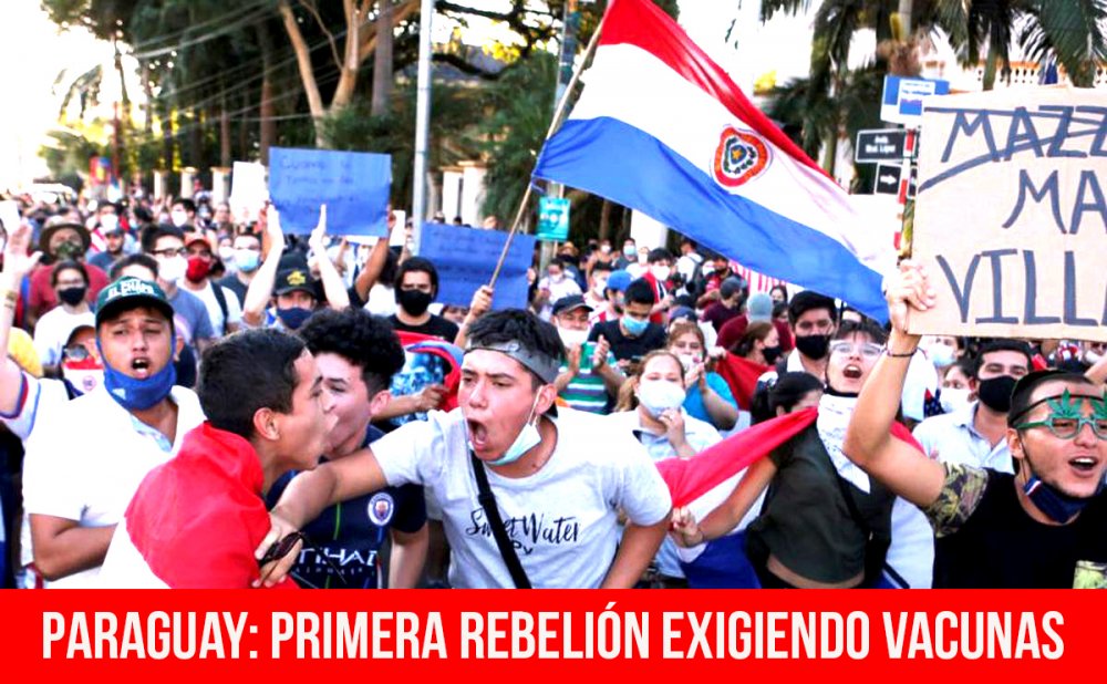 Paraguay: primera rebelión exigiendo vacunas