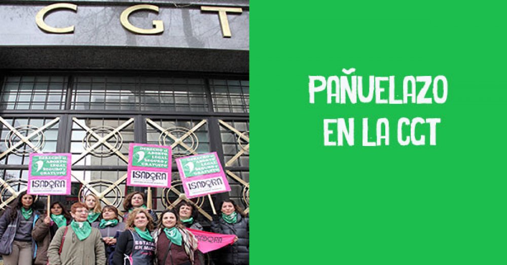 Pañuelazo en la CGT