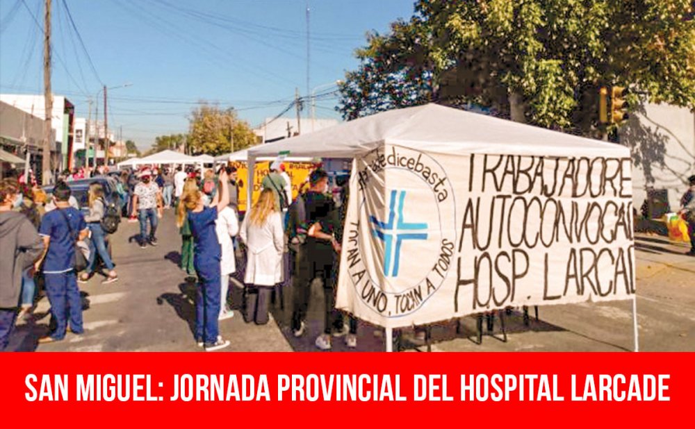 San Miguel: jornada provincial del hospital Larcade