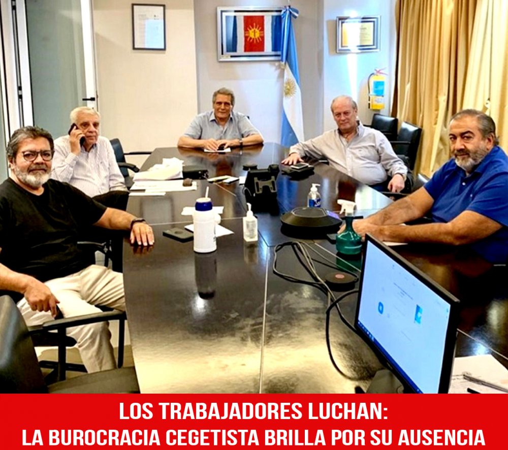 Los trabajadores luchan: la burocracia cegetista brilla por su ausencia