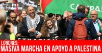 Londres: Masiva marcha en apoyo a Palestina