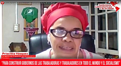 Priscilla Vásquez: "para construir gobiernos de las trabajadoras y trabajadores en todo el mundo y el socialismo"
