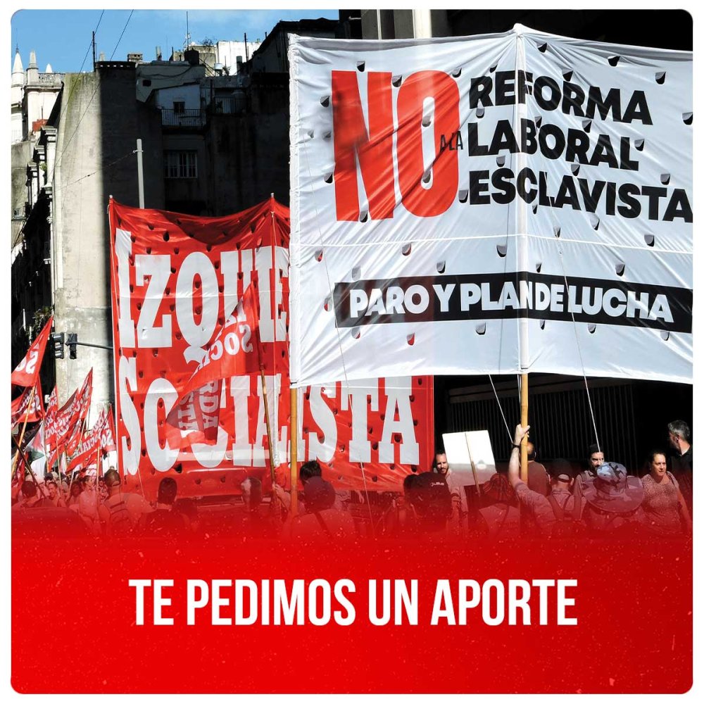 Te pedimos un aporte