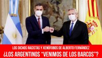 Los dichos racistas y xenófobos de Alberto Fernández / ¿Los argentinos “venimos de los barcos”?