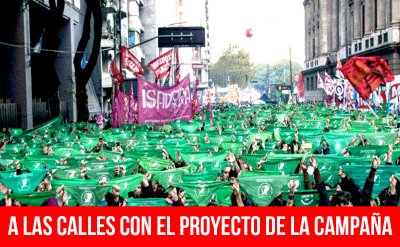 A las calles con el proyecto de la Campaña