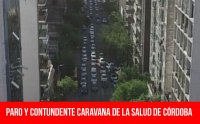 Paro y contundente caravana de la salud de Córdoba