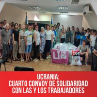 Ucrania: cuarto convoy de solidaridad con las y los trabajadores