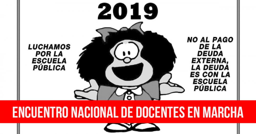 Encuentro Nacional de Docentes en Marcha