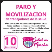 La salud de Córdoba está de paro